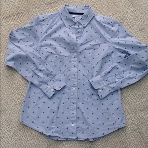 Nautica long sleeve button down shirt nautical M